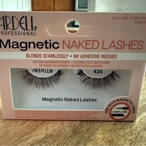 Set of Four Boxes Ardell Naked Lashes False Eyelashes #424 BLACK 👁️ NEW IN BOX